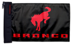 Bucking Bronco 12"x18" Forever Wave Flag for Jeep Wrangler JK 2-Door 2007-2018
