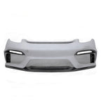 GT4 Style Half Carbon Fiber Front Bumper for Porsche Cayman 981 13-15 - Bull Boost Performance