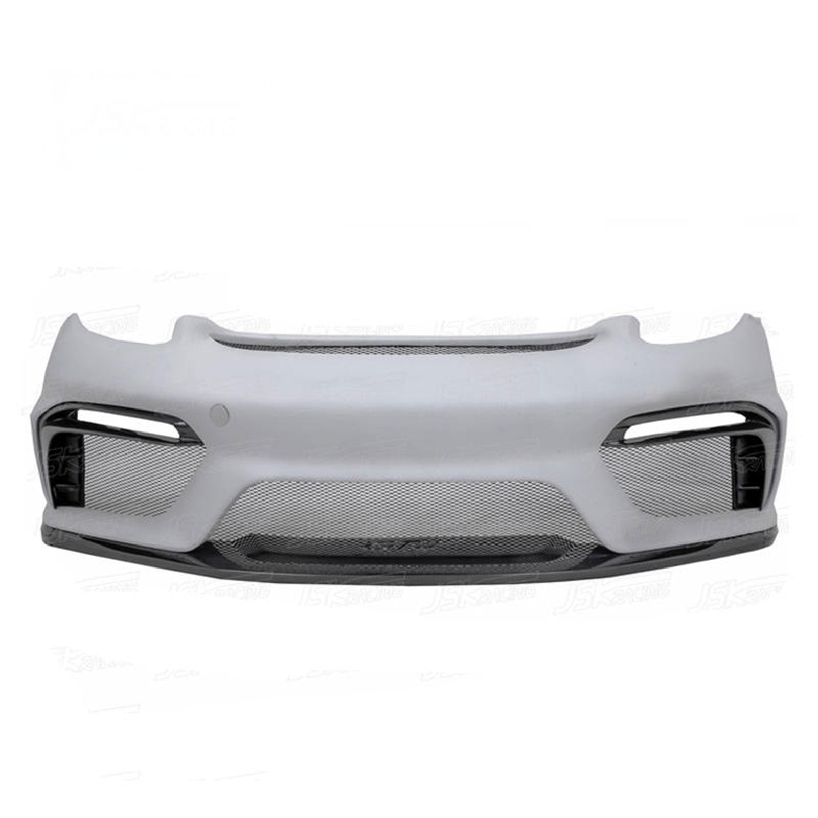 GT4 Style Half Carbon Fiber Front Bumper for Porsche Cayman 981 13-15 - Bull Boost Performance