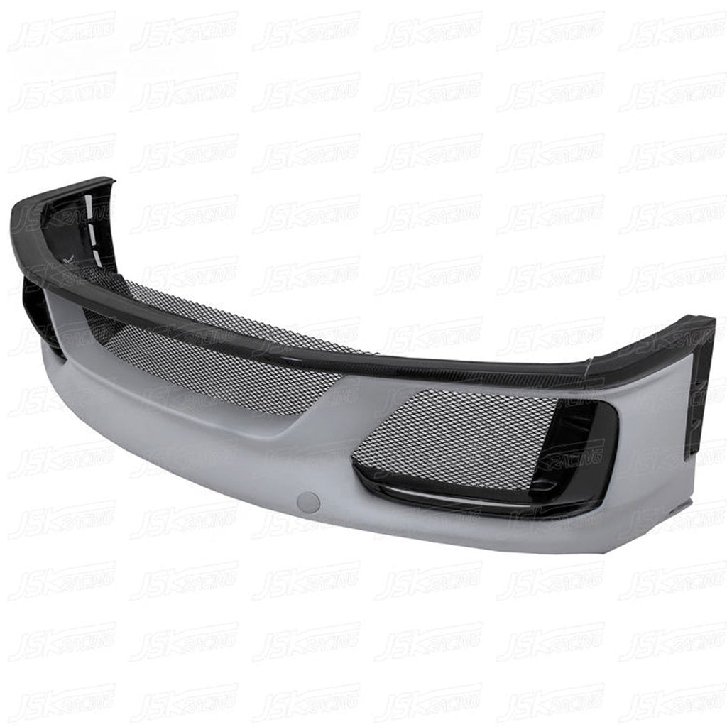 GT4 Style Half Carbon Fiber Front Bumper for Porsche Cayman 981 13-15 - Bull Boost Performance