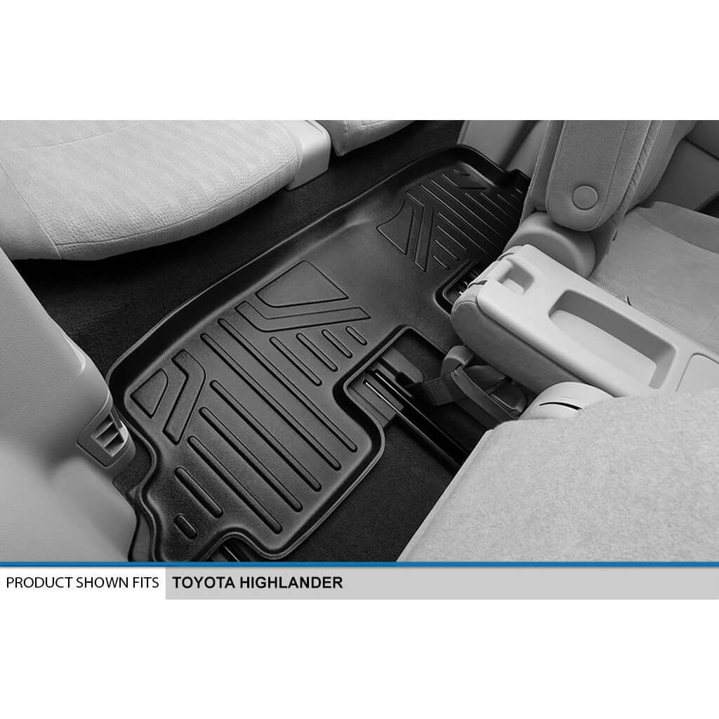 SMARTLINER Custom Fit Floor Liners For 2008-2013 Toyota Highlander (Hybrid Only)