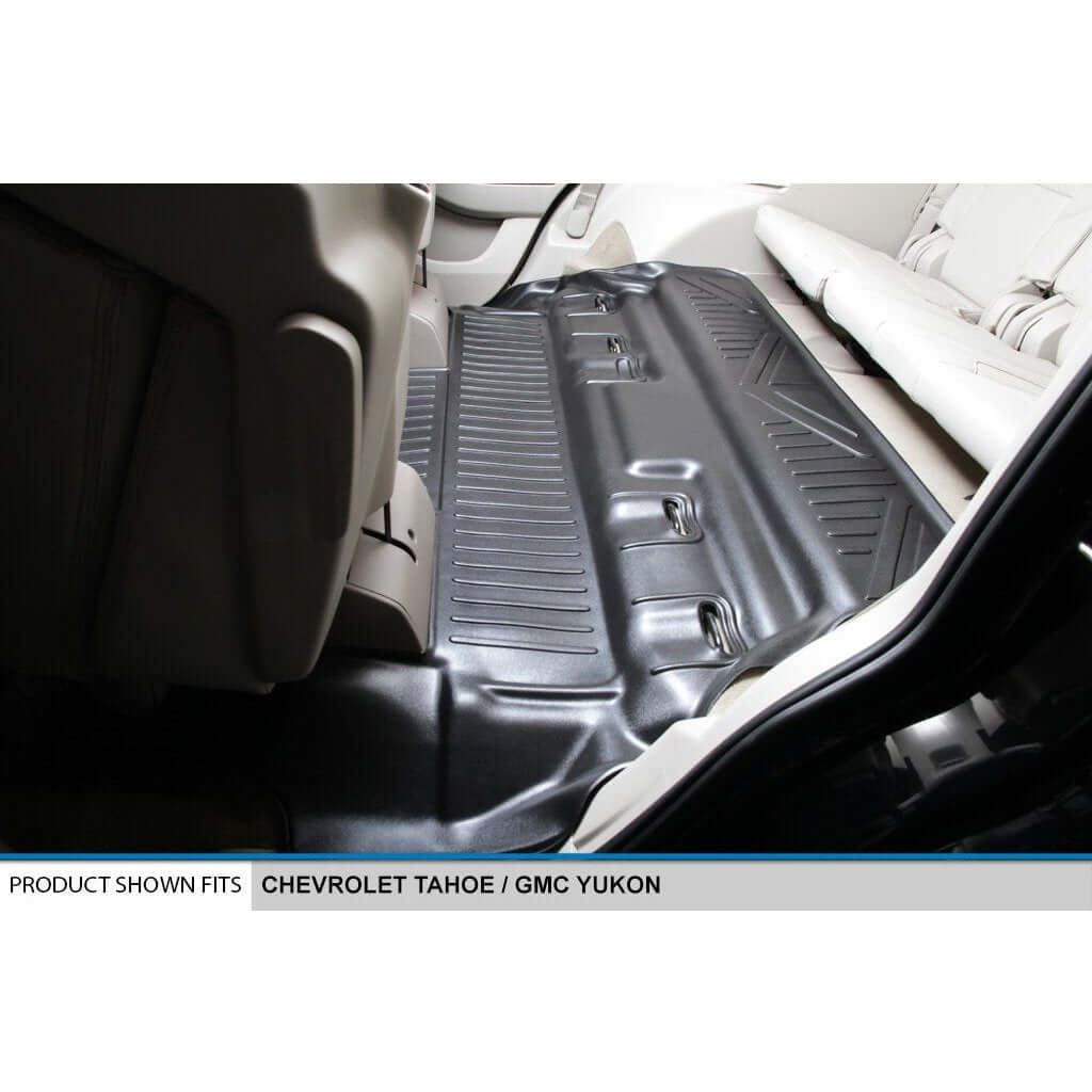 Smart Trim™ Custom Fit Floor Liners For 2015-2020 Cadillac Escalade with Second Row Bucket Seats