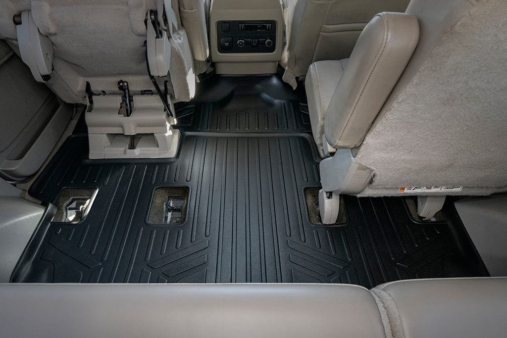 SMARTLINER Custom Fit Floor Liners For 2011 - 2017 Ford Expedition EL/ Lincoln Navigator with 2nd Row Bucket Seats (without Console)