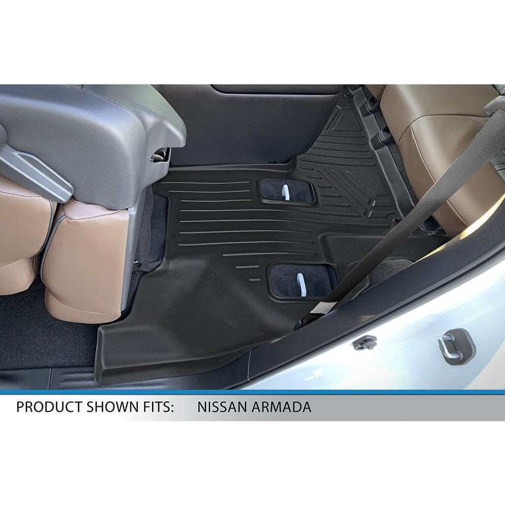 SMARTLINER Custom Fit Floor Liners For 17-18 Armada / 11-13 Infiniti QX56 / 2014-2018 QX80