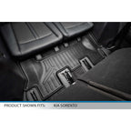 SMARTLINER Custom Fit Floor Liners For 2021-2025 Kia Sorento (with 2nd Row Bench Seat)