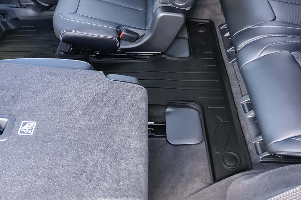 SMARTLINER Custom Fit Floor Liners For 2021-2025 Jeep Grand Cherokee L with 2nd Row Bucket Seats With Center Console