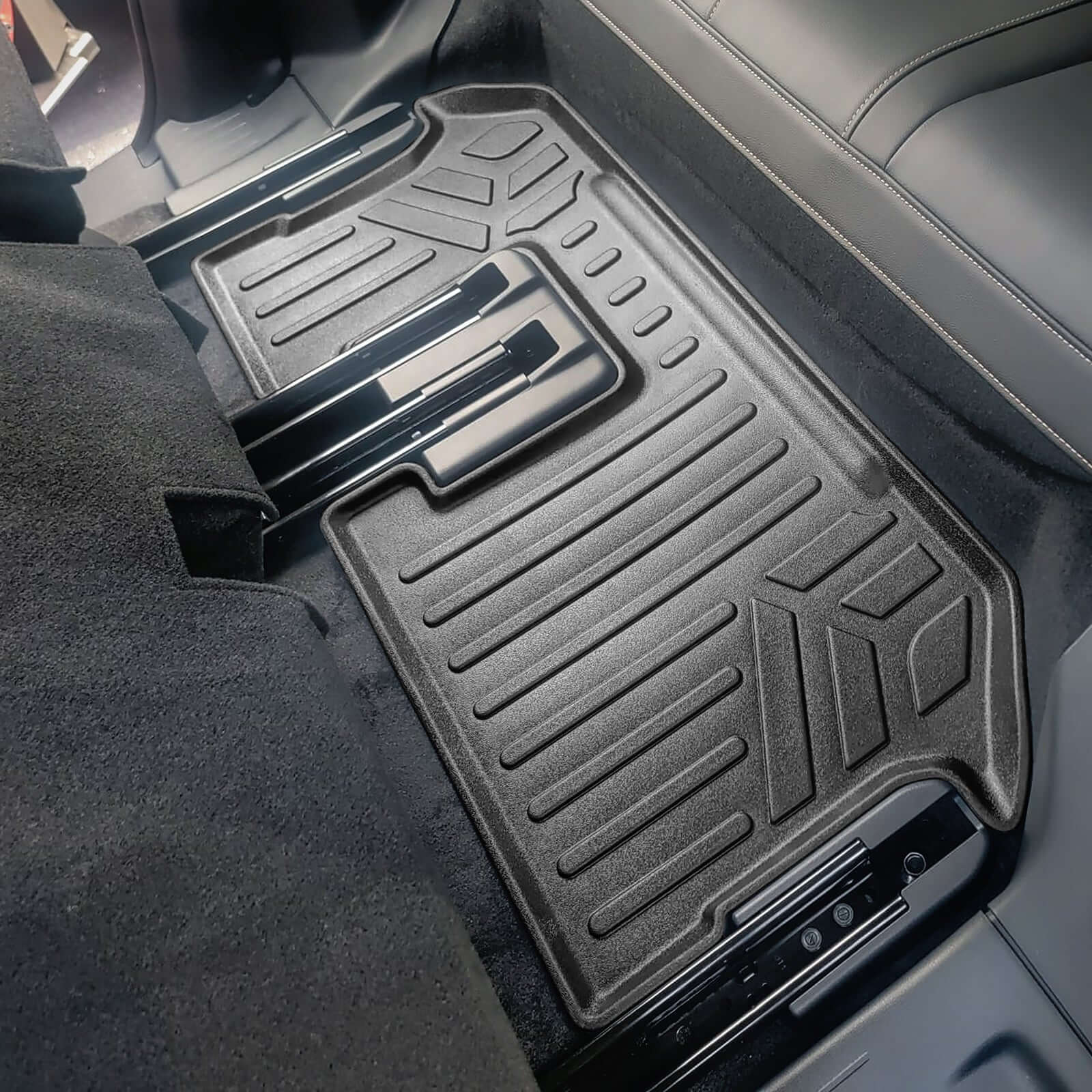 SMARTLINER Custom Fit Floor Liners For 2024-2025 Mazda CX-90 (Only Fits 2nd Row Bucket Seats With Center Console)