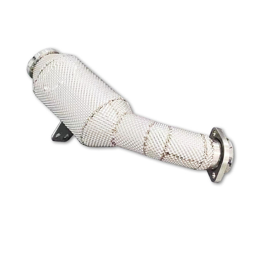High Flow Catted Downpipe for Mercedes Benz C43 AMG 3.0T - Bull Boost Performance