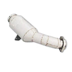 High Flow Catted Downpipe for Mercedes Benz C43 AMG 3.0T - Bull Boost Performance