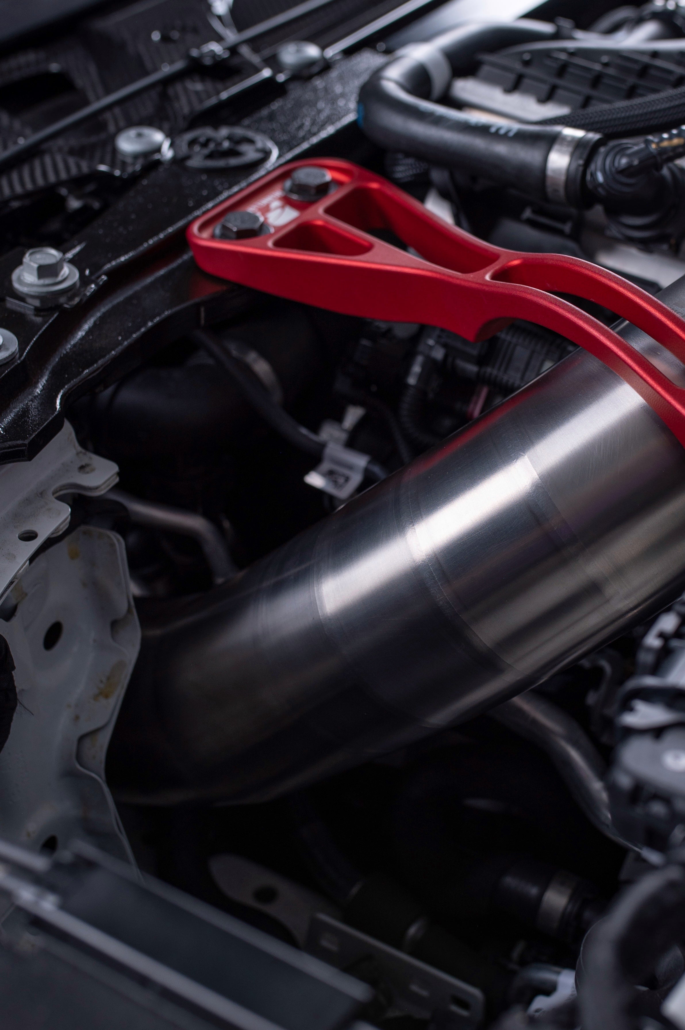 RENNELEMENT G90/G99 M5 BMW Titanium Front Mount Intake