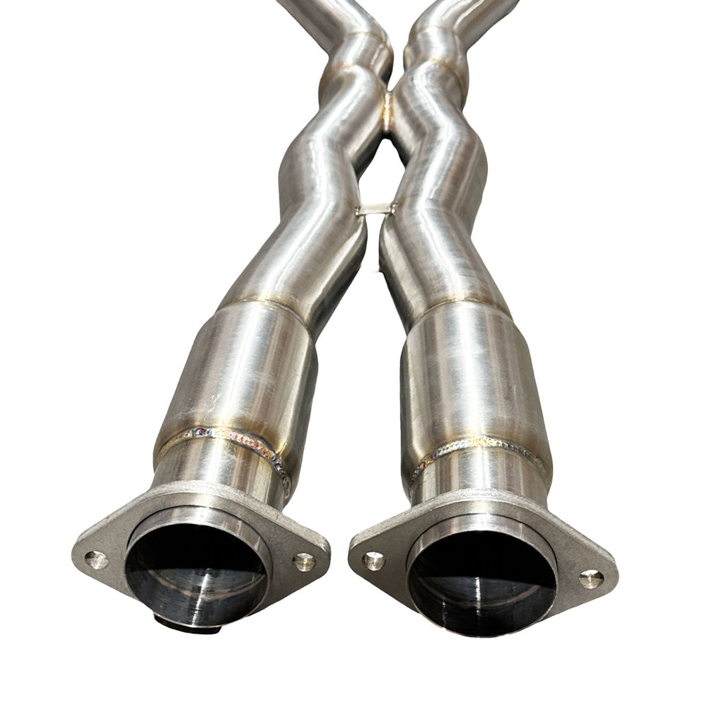 3" Cat Connect Performance X-Pipe Mid Pipe for 14-19 Corvette C7 6.2L V8 - Bull Boost Performance