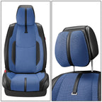 Drive Series Full Set Seat Covers - Black/Dark Blue