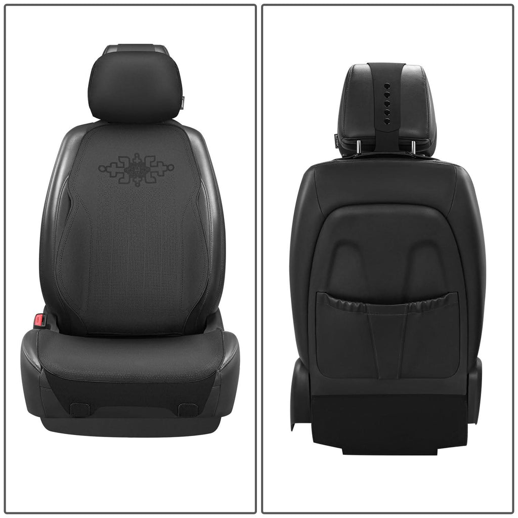 Protex Plus Front Row Seat Covers Set Black