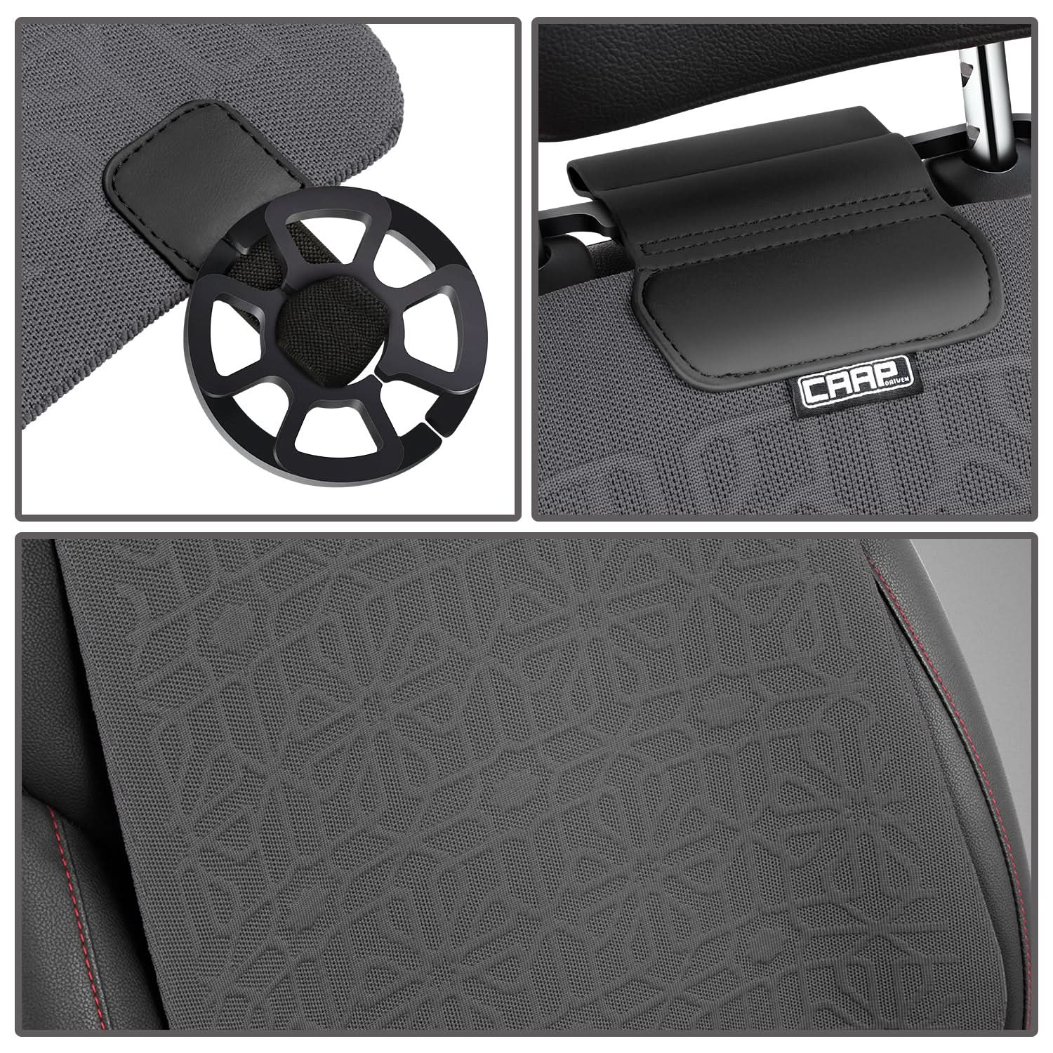 Protex Series Front Row Seat Covers - Dark Grey