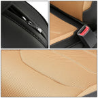 Sport Series Front Row Seat Covers Set - Black/Beige