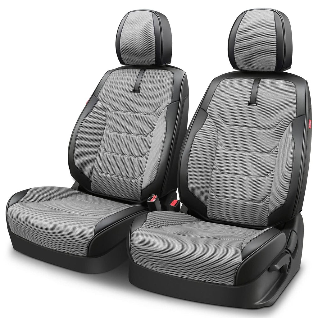 Sport Series Front Row Seat Cover Set - Grey