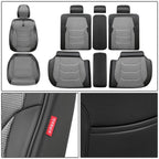 Sport Series Full Set Seat Covers - Grey