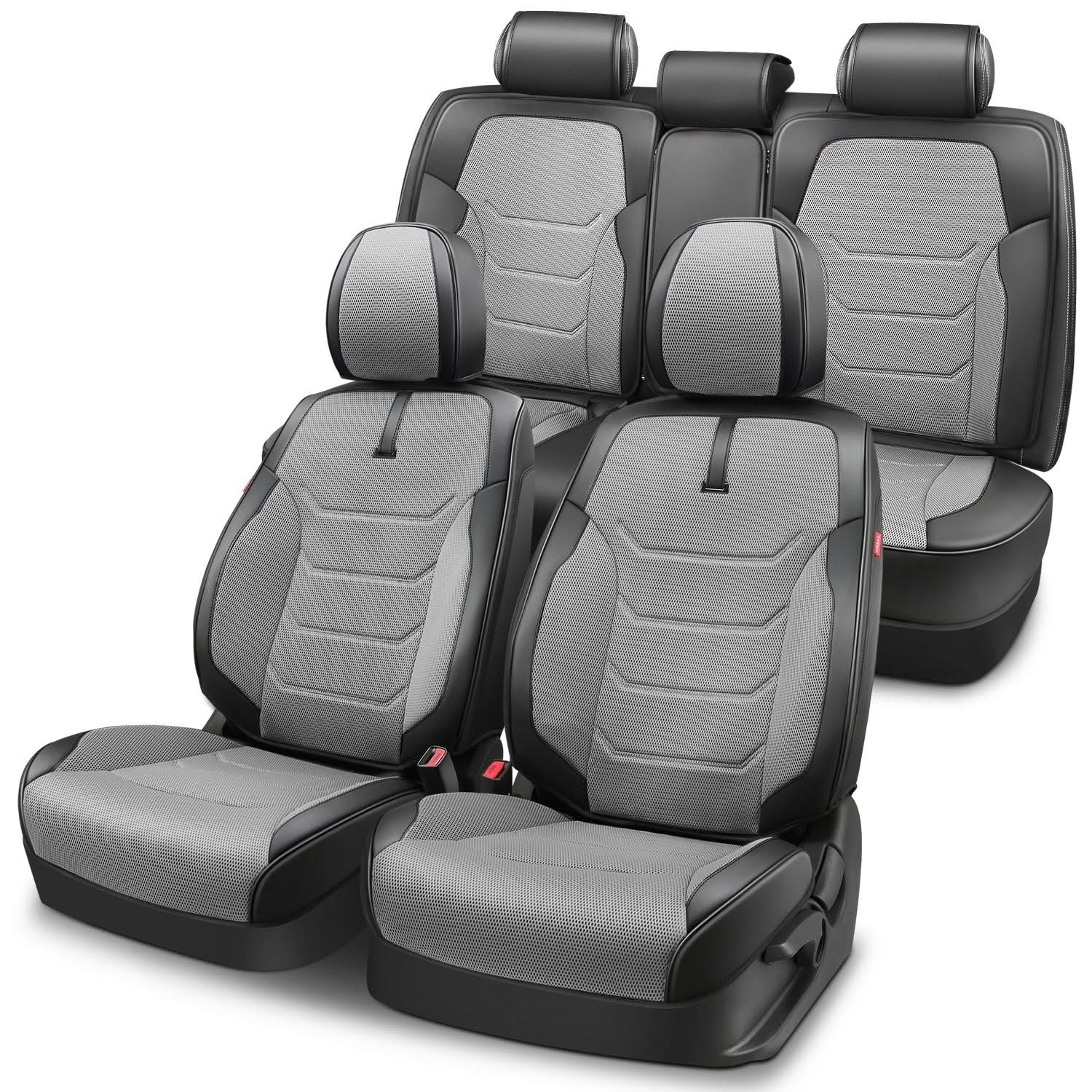 Sport Series Full Set Seat Covers - Grey