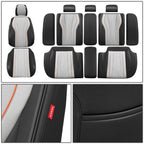 Touring Series Full Set Seat Covers Black/Grey