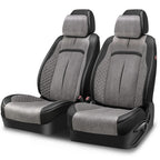 Voris Style Front Row Seat Covers - Black/Grey