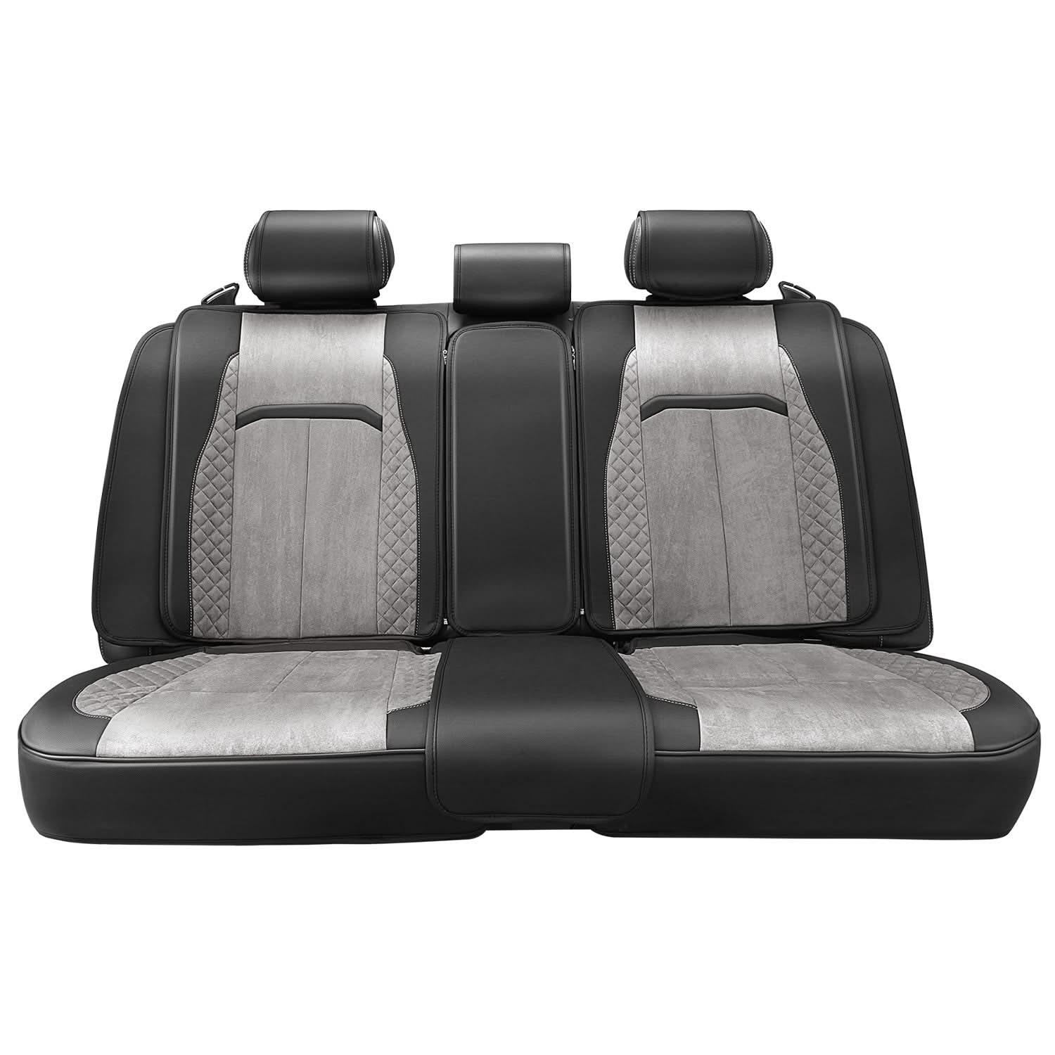 Voris Style Full Set Seat Covers - Black/Grey
