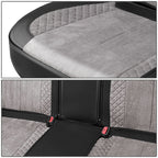 Voris Style Full Set Seat Covers - Black/Grey