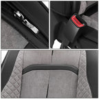 Voris Style Full Set Seat Covers - Black/Grey