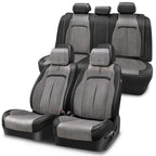 Voris Style Full Set Seat Covers - Black/Grey