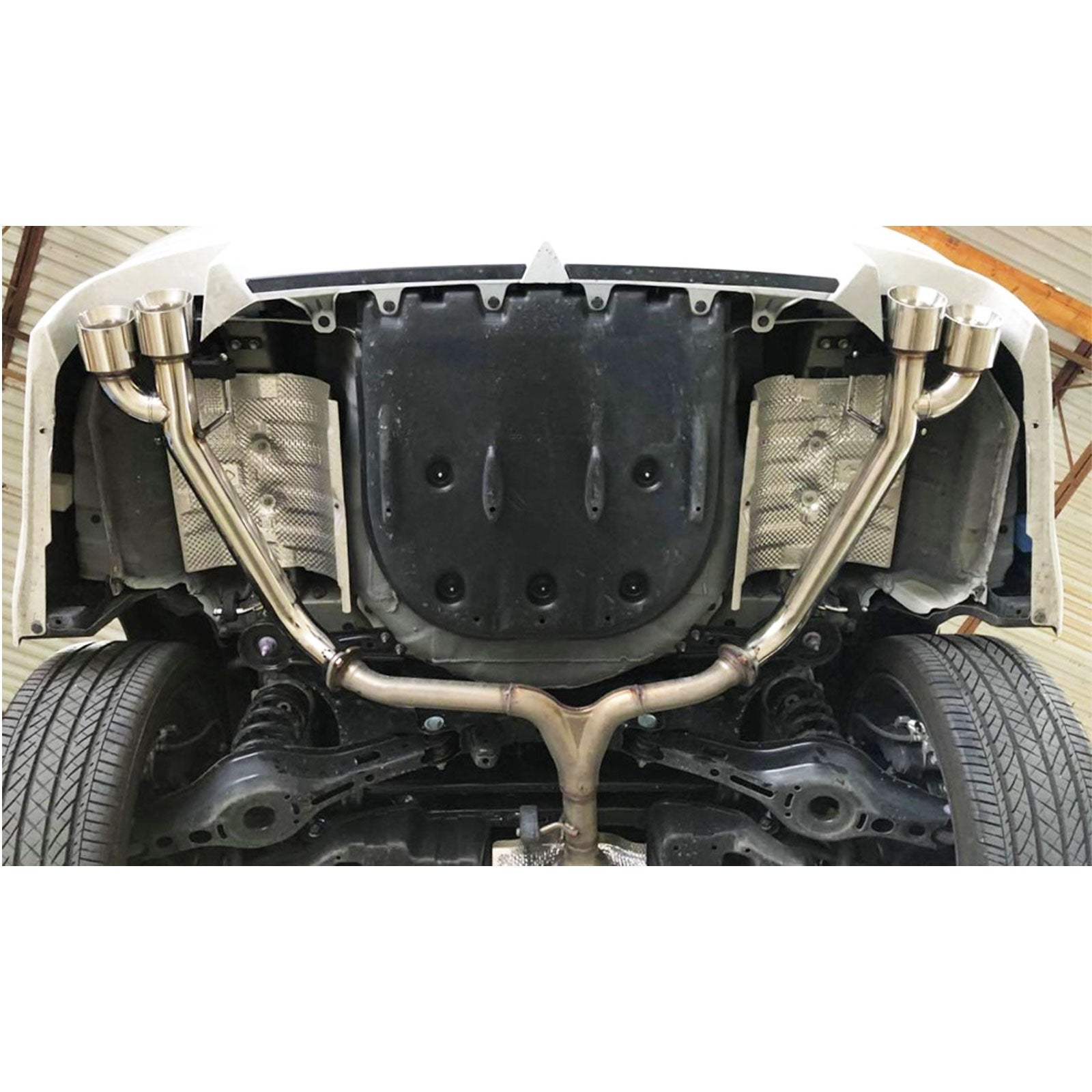 High Flow Straight Axle Back Exhaust for Toyota Camry XLE LE SE 18-24 2.5L 3.5L - Bull Boost Performance