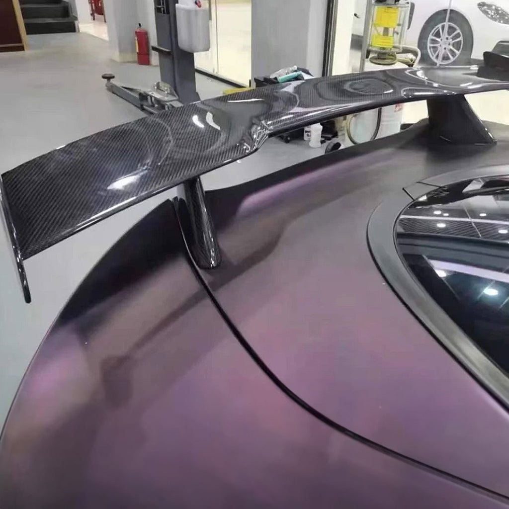 MSO Style Dry Carbon Fiber Rear Spoiler Wing for McLaren GT - Bull Boost Performance