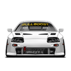 Bull Boost Vinyl Window Banner - Modern - Bull Boost Performance