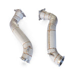 Catless Hi Flow Heat Shield Downpipes For McLaren 720s 4.0T - Bull Boost Performance