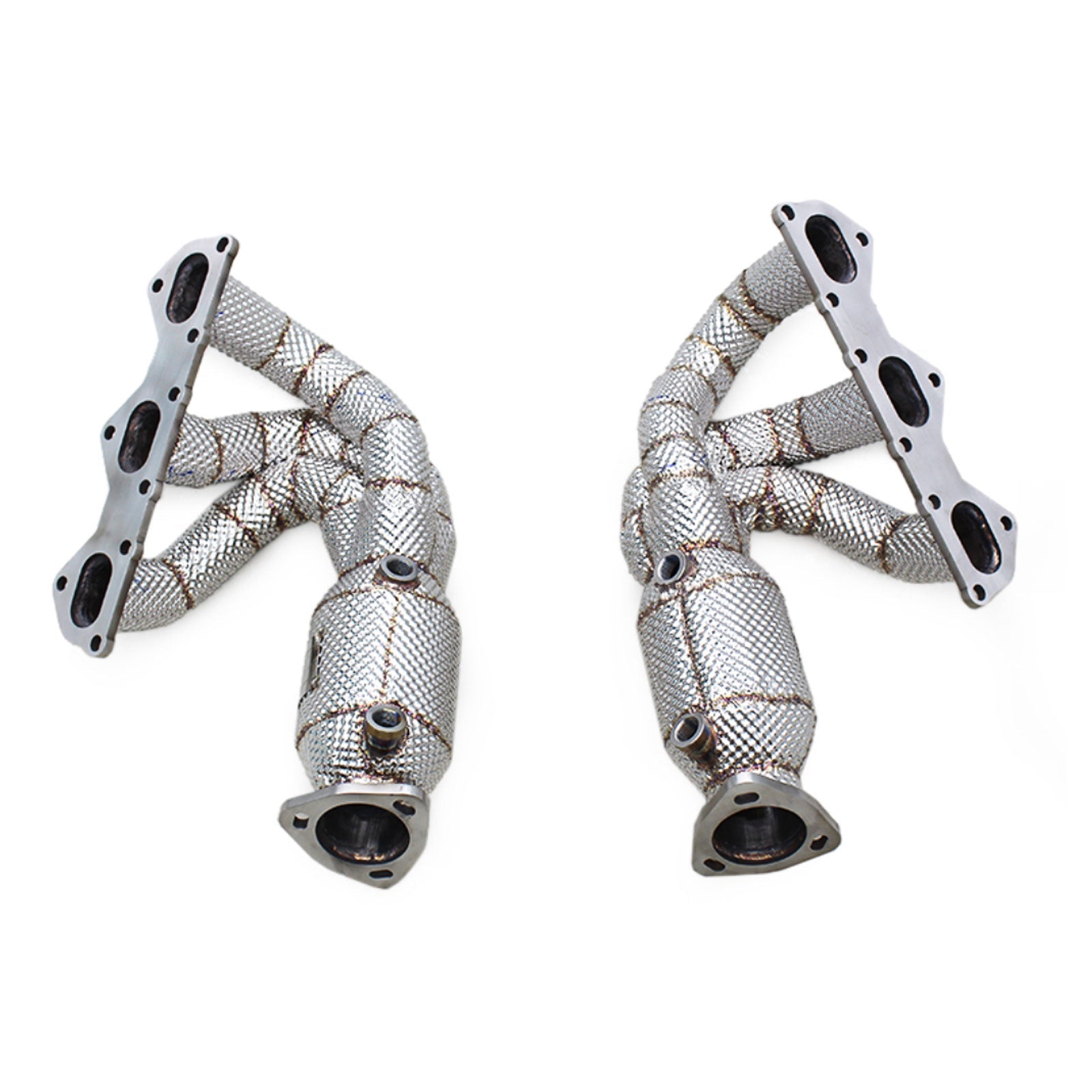 Catted Exhaust Manifold for Porsche Boxster Cayman 987 987.2 - Bull Boost Performance