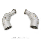 Catted High Flow 304 Stainless Exhaust Downpipe for Audi RS5 2.9T - Bull Boost Performance