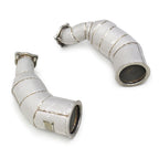 Catted High Flow 304 Stainless Exhaust Downpipe for Audi RS5 2.9T - Bull Boost Performance
