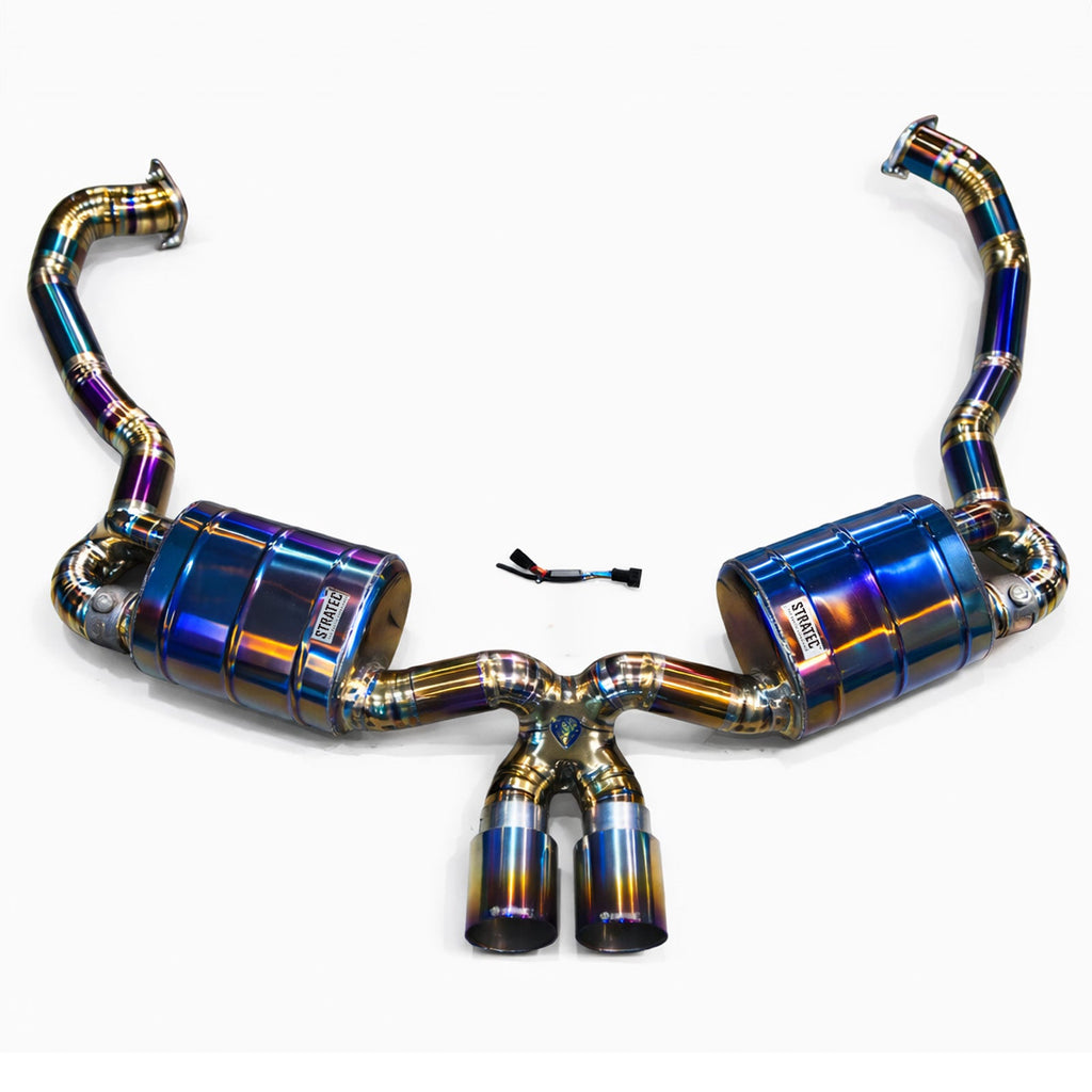 Titanium F1 Valved Catback Exhaust for Porsche Boxster Cayman 981 - Bull Boost Performance