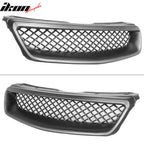 Fits Civic 96-98 Front + Rear Bumper Lip + Front + Sun Window Visor