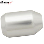 Silver 10X1.5MM MT Transmission MUG Gear Shift Knob+BD Badge Emblem