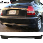 Fits 96-98 Honda Civic 3Dr TR Front + Rear Bumper Lip + Hood Grill