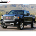 Fits 14-15 Sierra 1500 Denali Front Bumper Grille + Red GMC Emblem