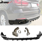 2014-2017 BMW F15 X5 Base MP Style Rear Kits + Muffler Tips S/S Chrome