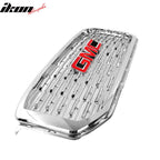 2015-2019 GMC Yukon Denali Front Upper Grille Chrome + Red GMC Emblem
