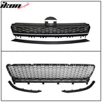 2015-2017 Golf 7 MK7 GTI Type Front Bumper + High Bar Chrome Grille