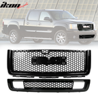 2007-2013 GMC Sierra 1500 Denali Upper Grille Lower Bumper Grille ABS