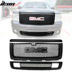 2007-2013 GMC Sierra 1500 Denali Hood Molding Upper Lower Grille ABS