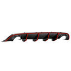 2015-2023 Dodge Charger SRT V2 Rear Diffuser with Reflective Tape PP
