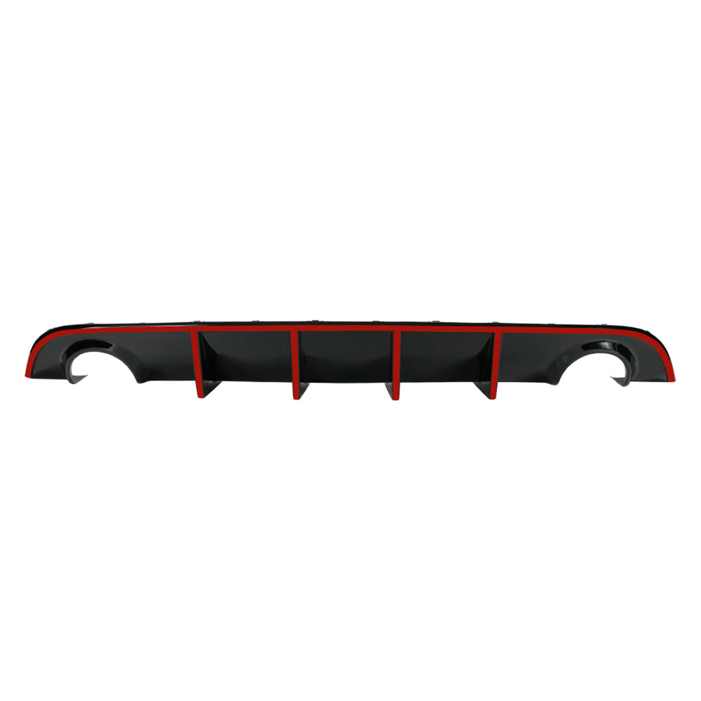 2015-2023 Dodge Charger SRT V3 Rear Diffuser with Reflective Tape PP