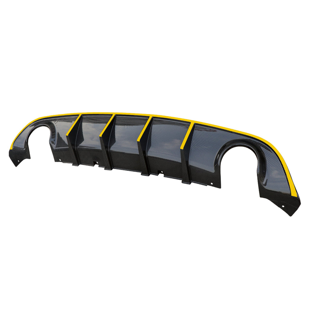 2015-2023 Dodge Charger SRT V3 Rear Diffuser with Reflective Tape PP