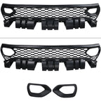 2015-2023 Dodge Charger Front Bumper + Foglights + 2019 Grilles PP