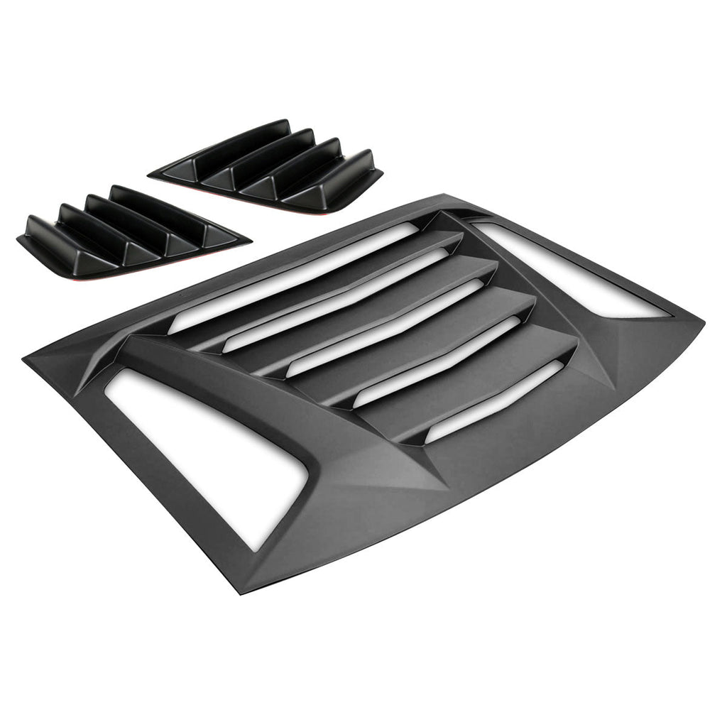 2011-2023 Dodge Charger Unpainted Rear Window Louver Side Vent ABS PP